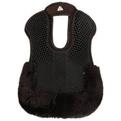 Ammortizzatore posteriore in montone svedese e anteriore in gel Acavallo Marrone / marrone