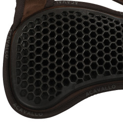 Ammortizzatore posteriore in montone svedese e anteriore in gel Acavallo Marrone / marrone