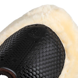 Ammortizzatore posteriore in montone svedese e anteriore in gel Acavallo Marrone / naturale