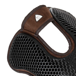 Ammortizzatore posteriore in montone svedese e anteriore in gel Acavallo Marrone / naturale