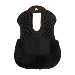 Ammortizzatore posteriore in montone svedese e anteriore in gel Acavallo Marrone / nero