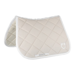 Tapis de selle obstacle en tissu technique White Line Edition Equestro Beige Tapis de selle obstacle en tissu technique White Line Edition Equestro Beige