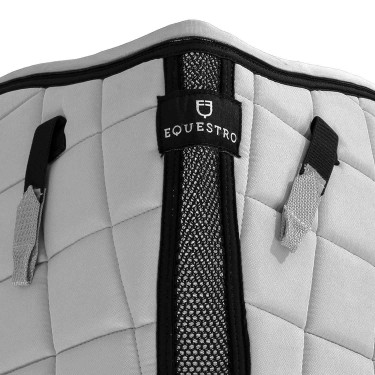 Sottosella da salto in tessuto tecnico traspirante collezione Elegance Equestro Bianco Sottosella da salto in tessuto tecnico traspirante collezione Elegance Equestro Bianco