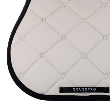 Tapis de selle obstacle en tissu technique Black Line Edition Equestro Beige