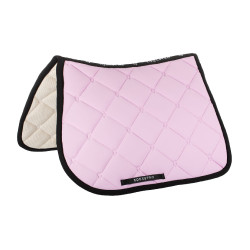 Sottosella da salto in tessuto tecnico Black Line Edition Equestro Bouquet orchidea Rosa