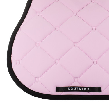 Sottosella da salto in tessuto tecnico Black Line Edition Equestro Bouquet orchidea Rosa
