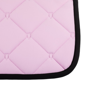 Sottosella da salto in tessuto tecnico Black Line Edition Equestro Bouquet orchidea Rosa