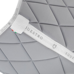 Sottosella da salto in tessuto tecnico con logo GP Equestro Grigio / bianco Sottosella da salto in tessuto tecnico con logo GP Equestro Grigio / bianco