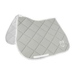 Sottosella da salto in tessuto tecnico con logo GP Equestro Verde chiaro / bianco