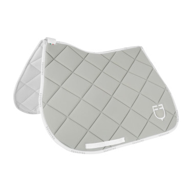 Sottosella da salto in tessuto tecnico con logo GP Equestro Verde chiaro / bianco