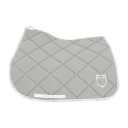 Sottosella da salto in tessuto tecnico con logo GP Equestro Verde chiaro / bianco