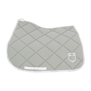 Sottosella da salto in tessuto tecnico con logo GP Equestro Verde chiaro / bianco