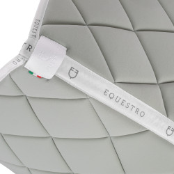 Sottosella da salto in tessuto tecnico con logo GP Equestro Verde chiaro / bianco