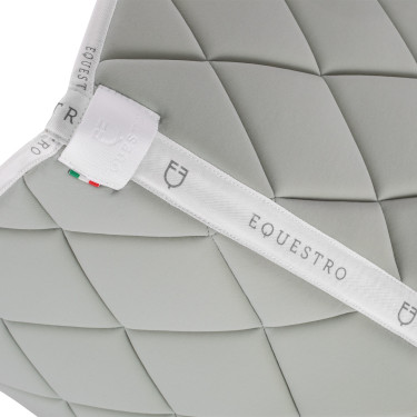 Sottosella da salto in tessuto tecnico con logo GP Equestro Verde chiaro / bianco