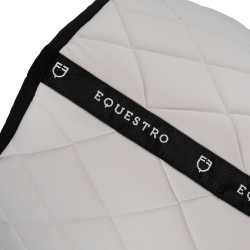 Tapis de selle obstacle en tissu technique avec logo brodé Black Line Edition Equestro Beige Tapis de selle obstacle en tissu technique avec logo brodé Black Line Edition Equestro Beige