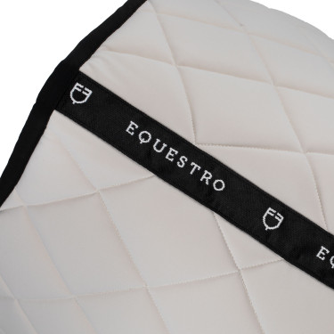 Sottosella da salto in tessuto tecnico con logo ricamato Black Line Edition Equestro Sottosella da salto in tessuto tecnico con logo ricamato Black Line Edition Equestro