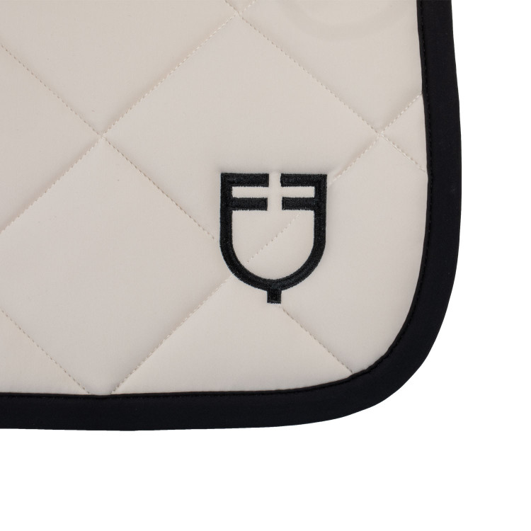 Sottosella da salto in tessuto tecnico con logo ricamato Black Line Edition Equestro Sottosella da salto in tessuto tecnico con logo ricamato Black Line Edition Equestro