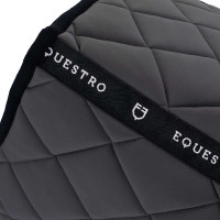 Sottosella da salto in tessuto tecnico con logo ricamato Black Line Edition Equestro Marina Blu marino