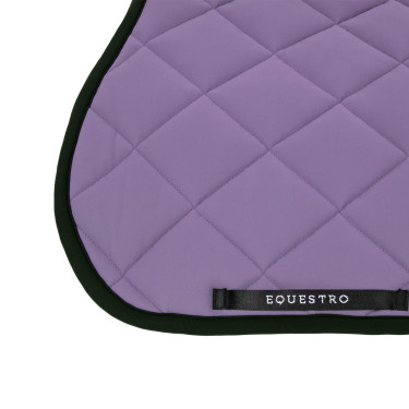Sottosella da salto in tessuto tecnico con logo ricamato Black Line Edition Equestro Dalia viola