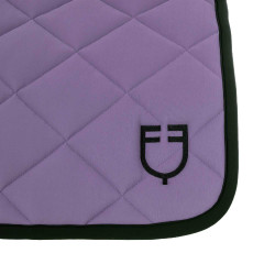 Sottosella da salto in tessuto tecnico con logo ricamato Black Line Edition Equestro Dalia viola