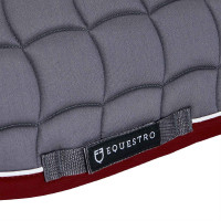 Sottosella da salto in cotone traspirante White Trim Equestro Reale / nero Blu Sottosella da salto in cotone traspirante White Trim Equestro Reale / nero Blu