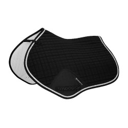 Sottosella da salto in cotone modellato Equestro Nero