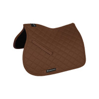 Sottosella da salto in cotone collezione basica Equestro Marrone