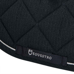 Sottosella da salto in cotone con cordoncini Diamond Equestro Grigio