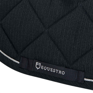 Sottosella da salto in cotone con cordoncini Diamond Equestro Grigio