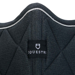 Sottosella da salto in cotone con cordoncini Diamond Equestro Grigio