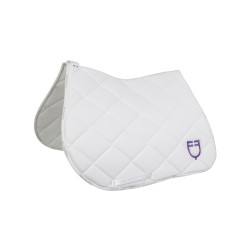 Sottosella da salto con logo multicolore GP Equestro Bianco / bianco / dalia viola