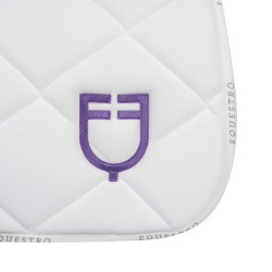 Sottosella da salto con logo multicolore GP Equestro Bianco / bianco / dalia viola