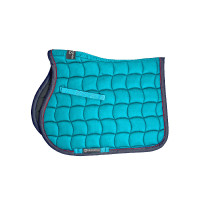 Sottosella da salto con bordi a contrasto Red Trim Equestro Turchese / rosso / blu navy