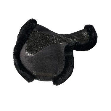 Sottosella Numnah con grip in gel su entrambi i lati e bordo in montone completo Acavallo Sottosella Numnah con grip in gel su entrambi i lati e bordo in montone completo Acavallo