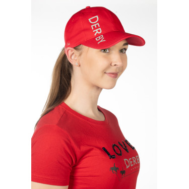 Berretto Derby HKM Magenta Rosa