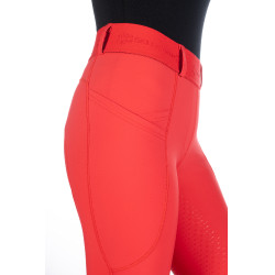 Leggings Aruba fondo intero in silicone HKM Rosso Leggings Aruba fondo intero in silicone HKM Rosso