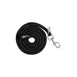 Lunga Carlotta con moschettone HKM Nero