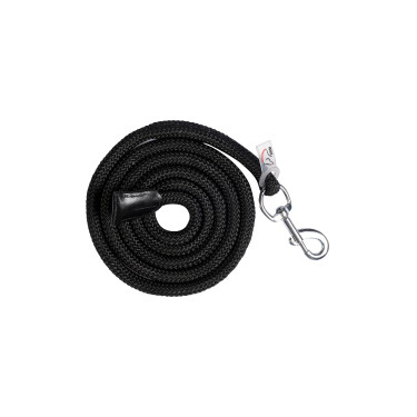 Lunga Carlotta con moschettone HKM Nero