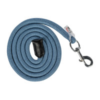 Lunga Carlotta con moschettone HKM Blu grigio