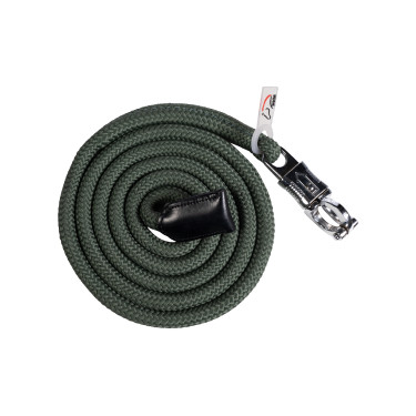 Longe Carlotta avec mousqueton anti-panique HKM Kaki Longe Carlotta avec mousqueton anti-panique HKM Kaki