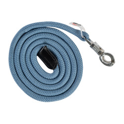 Lunga Carlotta con moschettone anti-panico HKM Blu grigio