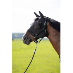 Maschera antimosche Elastic HKM Nero