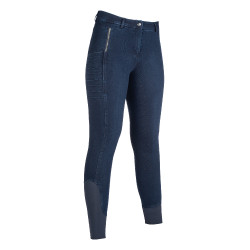 Pantaloni da donna Aruba Denim con fondo 1/1 in silicone HKM