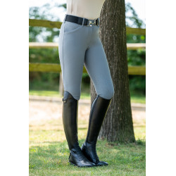 Pantaloni da donna Tampa con grip in silicone HKM Grigio Pantaloni da donna Tampa con grip in silicone HKM Grigio