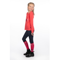 Polo a maniche lunghe per bambini Aymee HKM Rosa