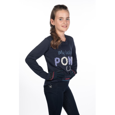 Polo a maniche lunghe per bambini Aymee HKM Blu scuro