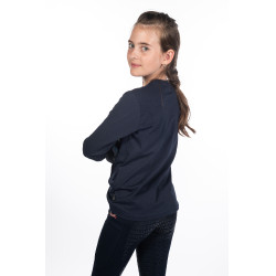 Polo a maniche lunghe per bambini Aymee HKM Blu scuro