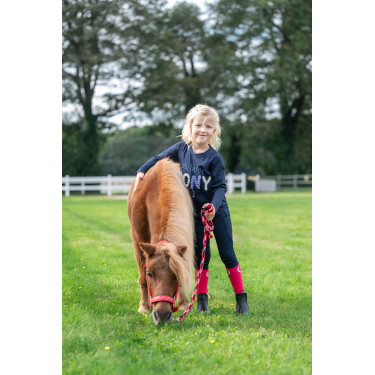 Polo a maniche lunghe per bambini Aymee HKM Blu scuro