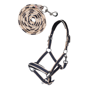Set di cavezza con moschettone Kopenhagen HKM Set di cavezza con moschettone Kopenhagen HKM