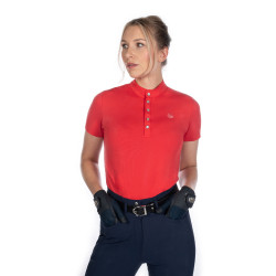 T-shirt funzionale da donna Aruba a maniche corte HKM Rosso T-shirt funzionale da donna Aruba a maniche corte HKM Rosso